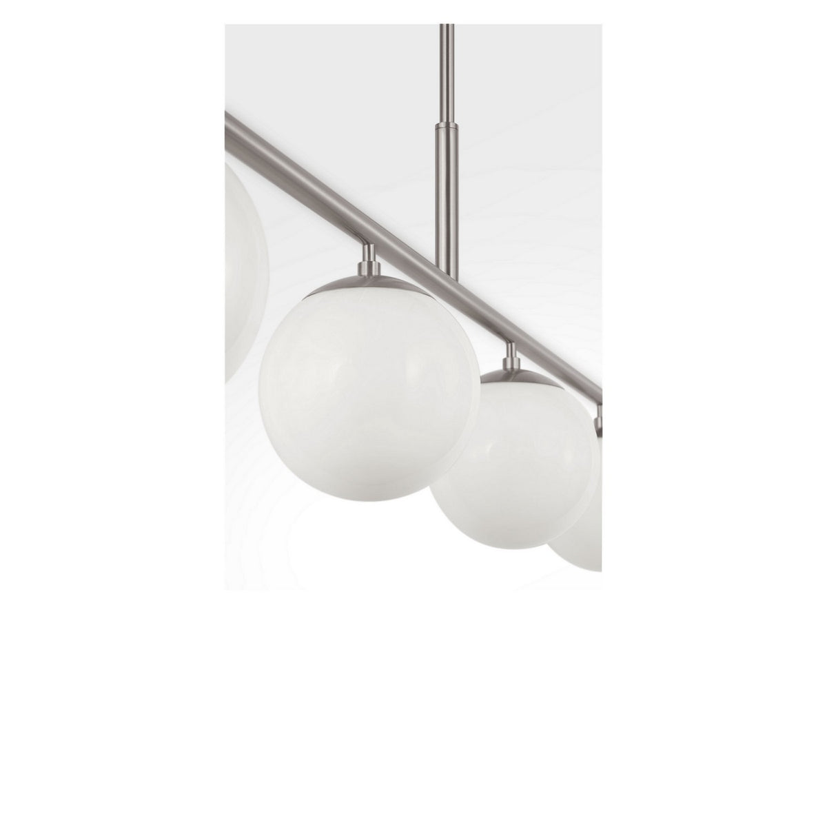 Generation Lighting - GLC1814BNE - Four Light Linear Chandelier - Nube - Brushed Nickel
