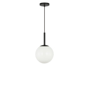 Generation Lighting - GLP1821MBKE - One Light Pendant - Nube - Midnight Black