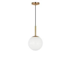 Generation Lighting - GLP1821SBE - One Light Pendant - Nube - Satin Brass