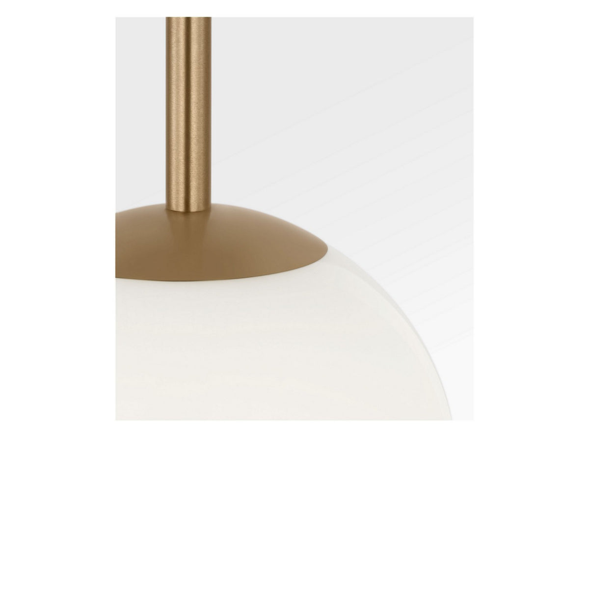 Generation Lighting - GLP1821SBE - One Light Pendant - Nube - Satin Brass