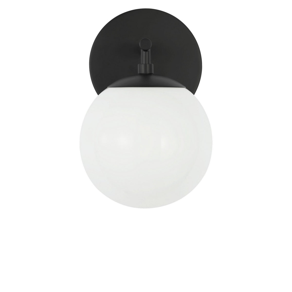 Generation Lighting - GLV1831MBK - One Light Vanity - Nube - Midnight Black