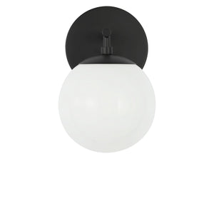 Generation Lighting - GLV1831MBK - One Light Vanity - Nube - Midnight Black