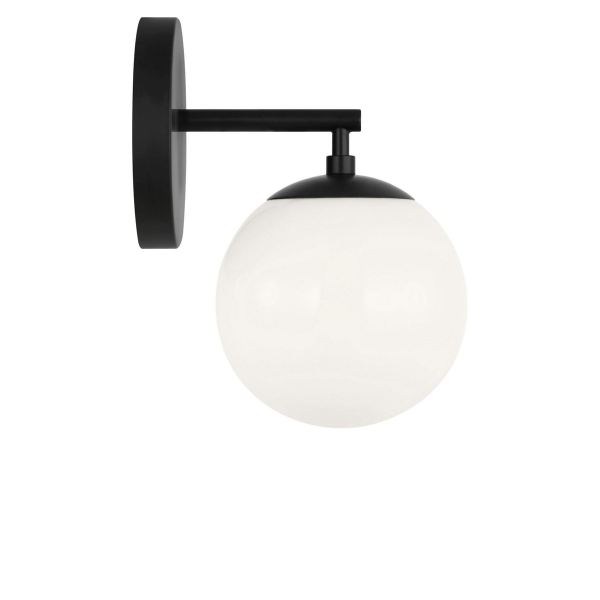 Generation Lighting - GLV1831MBK - One Light Vanity - Nube - Midnight Black