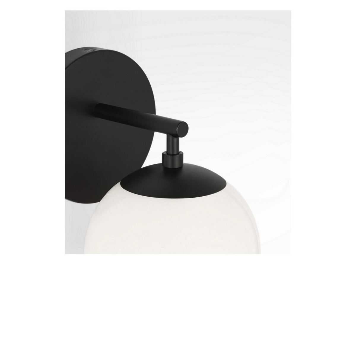 Generation Lighting - GLV1831MBKE - One Light Vanity - Nube - Midnight Black