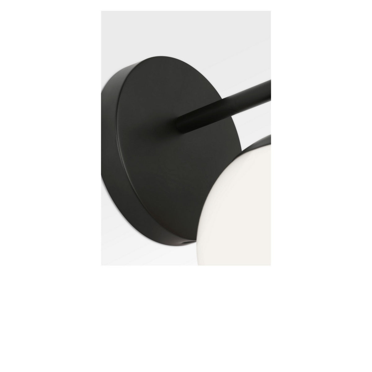 Generation Lighting - GLV1831MBKE - One Light Vanity - Nube - Midnight Black