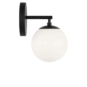 Generation Lighting - GLV1831MBKE - One Light Vanity - Nube - Midnight Black