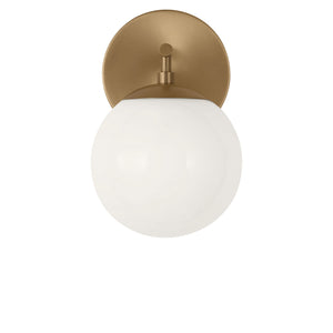 Generation Lighting - GLV1831SBE - One Light Vanity - Nube - Satin Brass