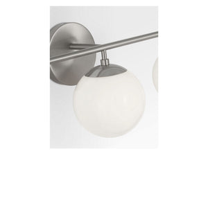Generation Lighting - GLV1853BN - Three Light Vanity - Nube - Brushed Nickel