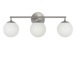 Generation Lighting - GLV1853BN - Three Light Vanity - Nube - Brushed Nickel