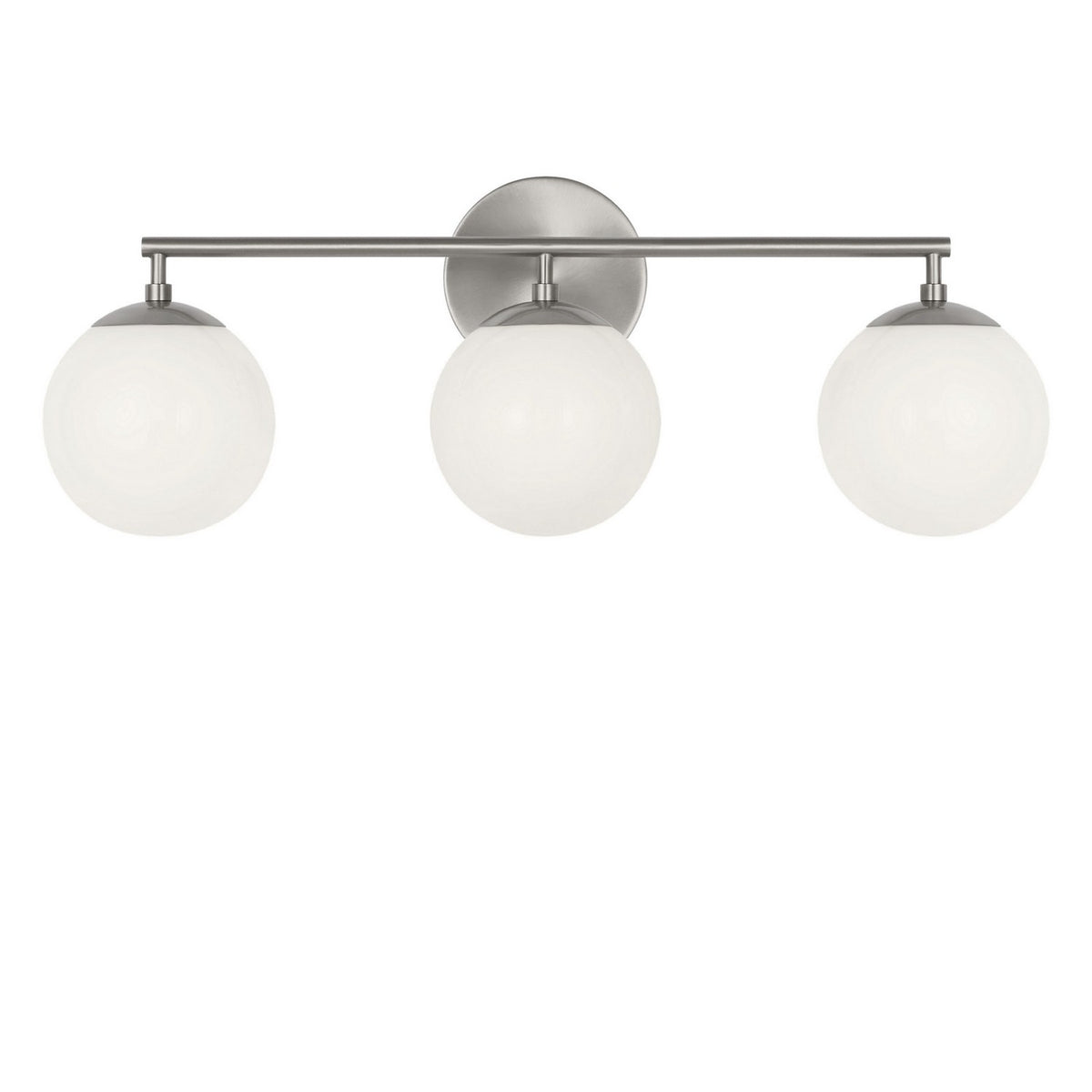 Generation Lighting - GLV1853BN - Three Light Vanity - Nube - Brushed Nickel