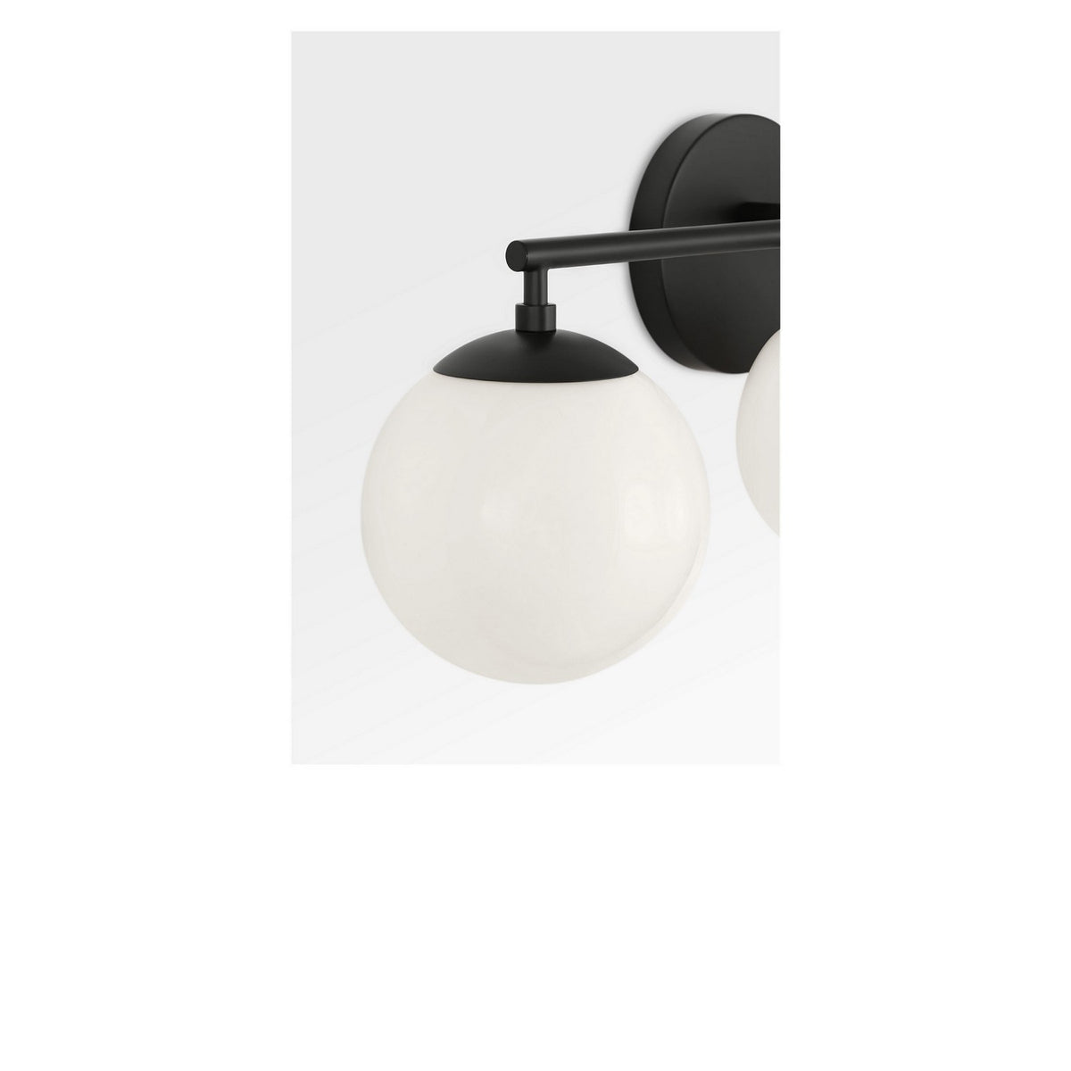 Generation Lighting - GLV1853MBK - Three Light Vanity - Nube - Midnight Black