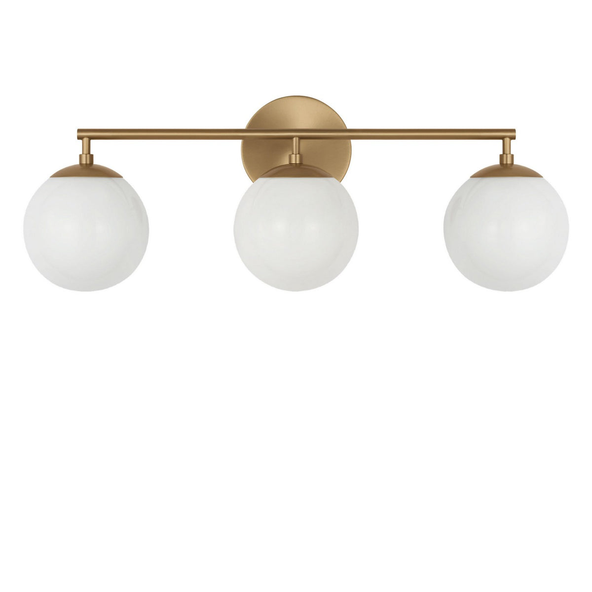 Generation Lighting - GLV1853SB - Three Light Vanity - Nube - Satin Brass
