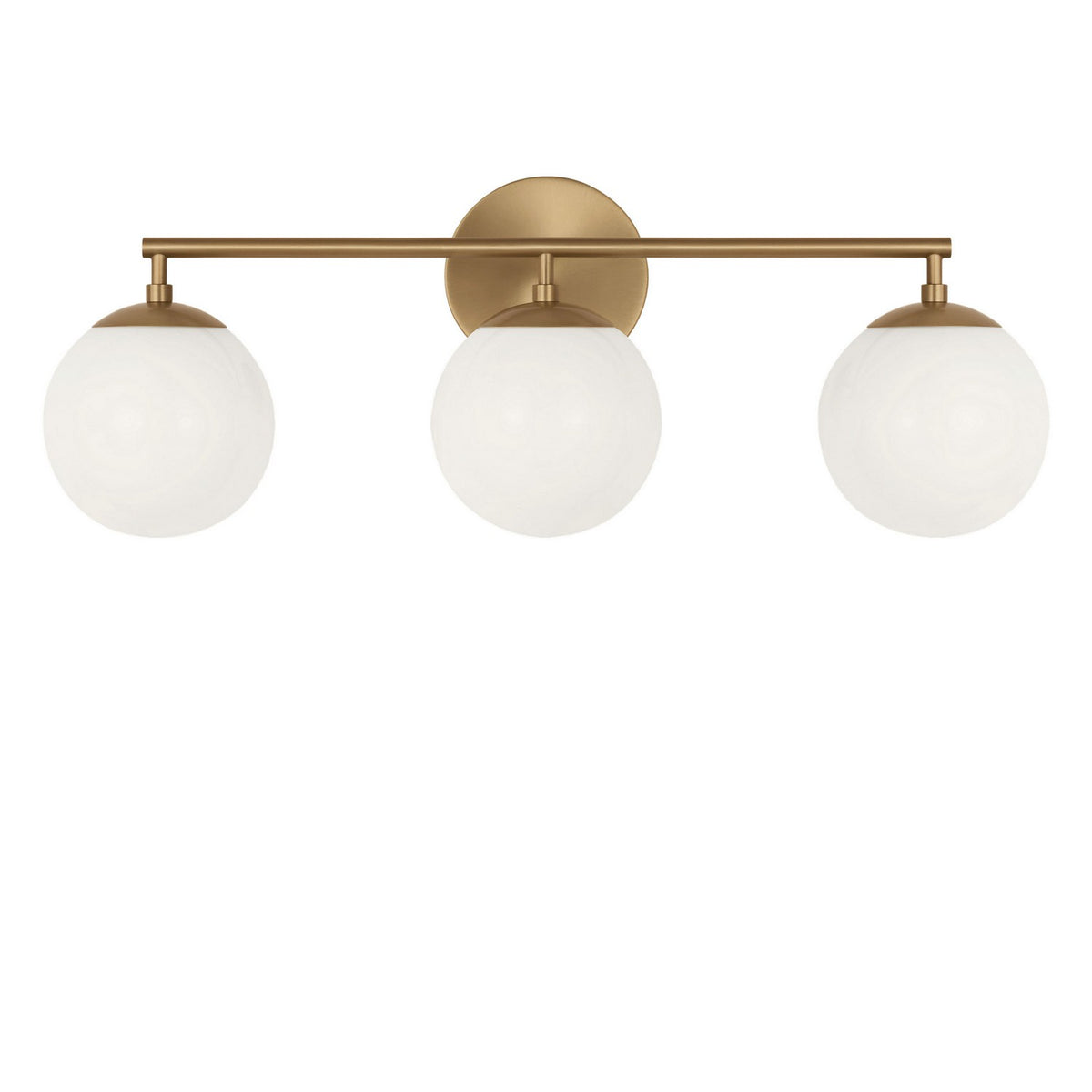 Generation Lighting - GLV1853SBE - Three Light Vanity - Nube - Satin Brass