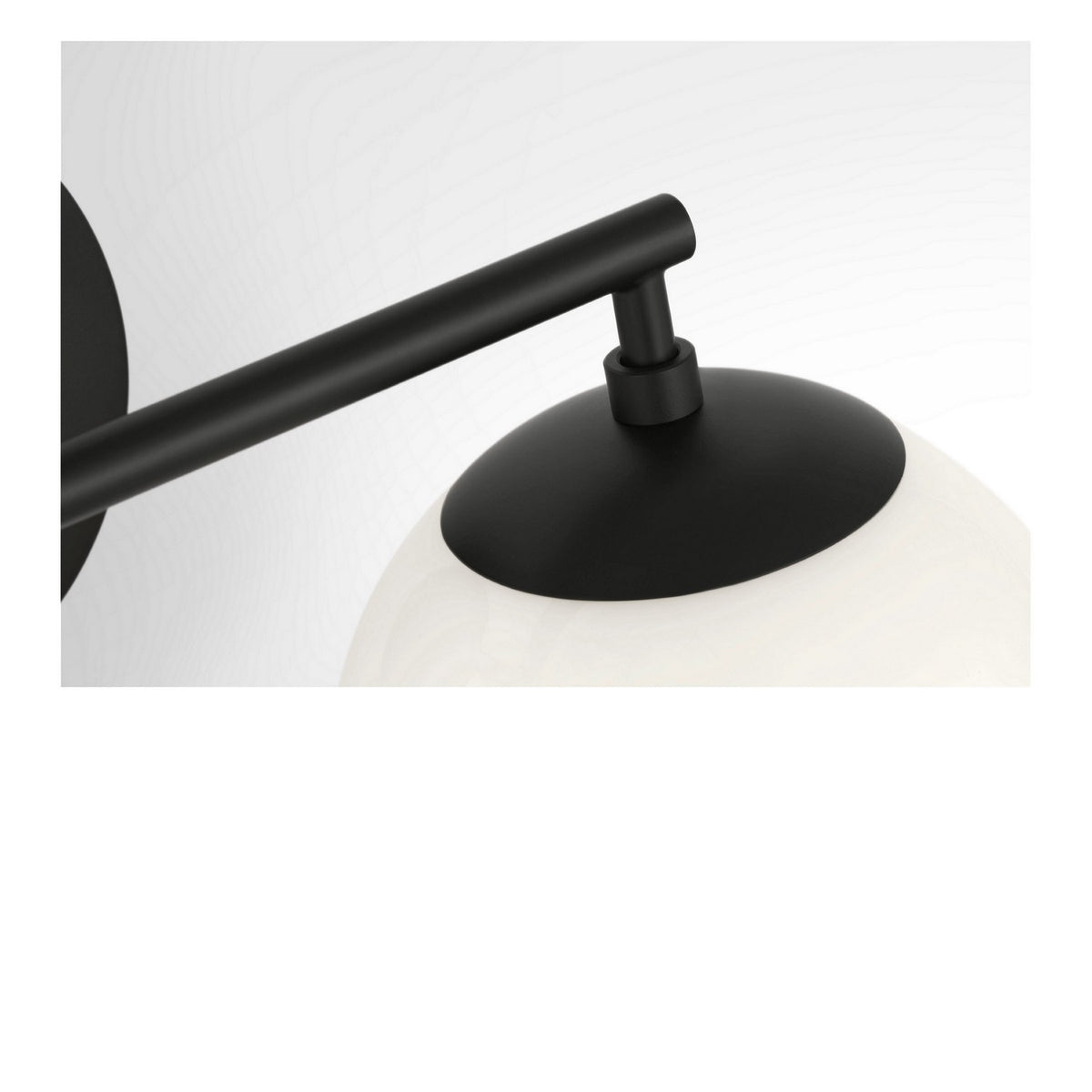 Generation Lighting - GLV1842MBKE - Two Light Vanity - Nube - Midnight Black