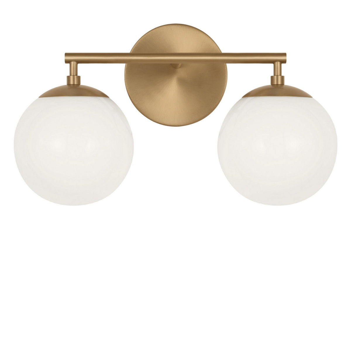 Generation Lighting - GLV1842SBE - Two Light Vanity - Nube - Satin Brass