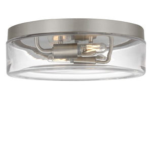Generation Lighting - GLF1722BNE - Two Light Flush Mount - Rhett - Brushed Nickel