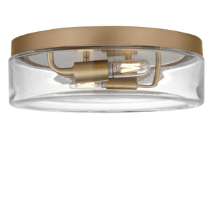 Generation Lighting - GLF1722SB - Two Light Flush Mount - Rhett - Satin Brass