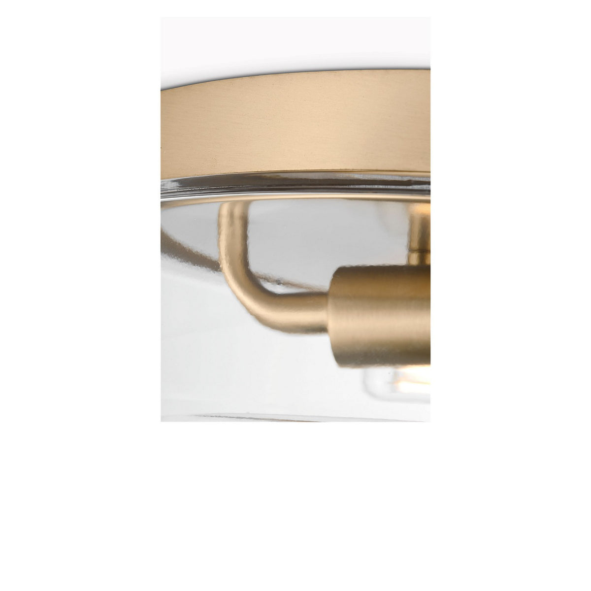 Generation Lighting - GLF1722SB - Two Light Flush Mount - Rhett - Satin Brass