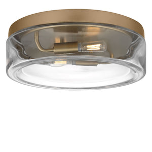 Generation Lighting - GLF1722SB - Two Light Flush Mount - Rhett - Satin Brass