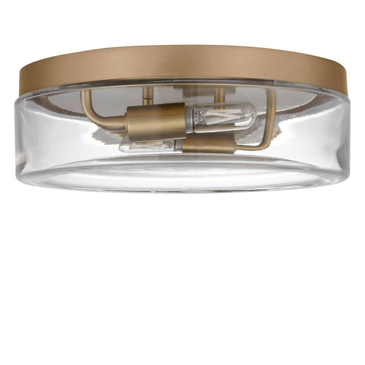 Generation Lighting - GLF1722SBE - Two Light Flush Mount - Rhett - Satin Brass