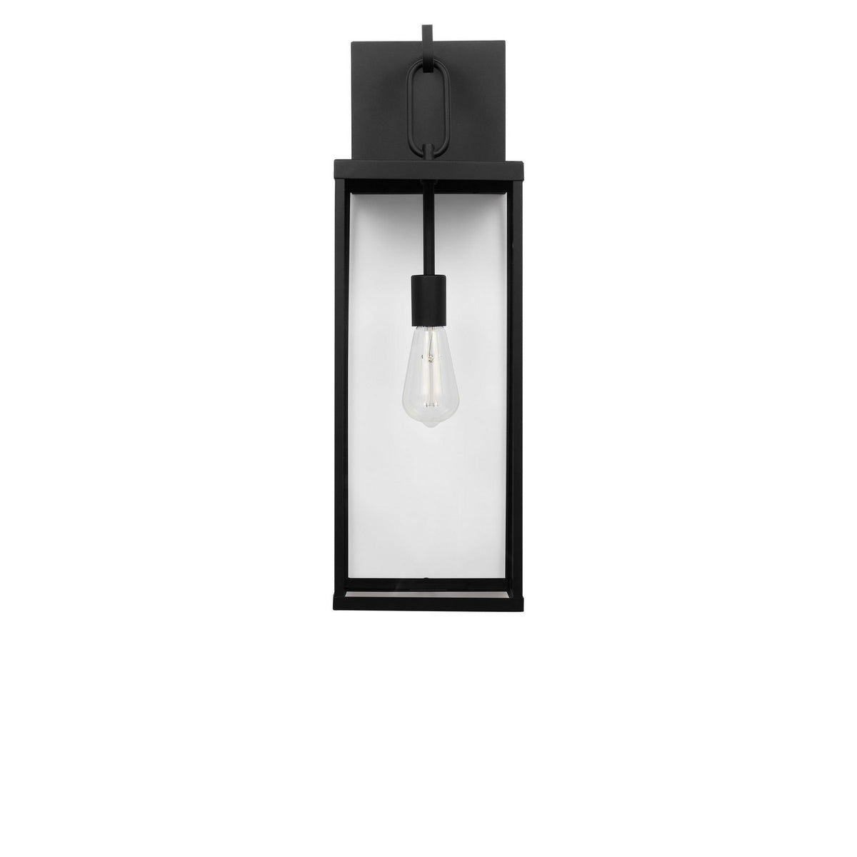 Generation Lighting - GLO1781TXB - One Light Lantern - Rox - Textured Black
