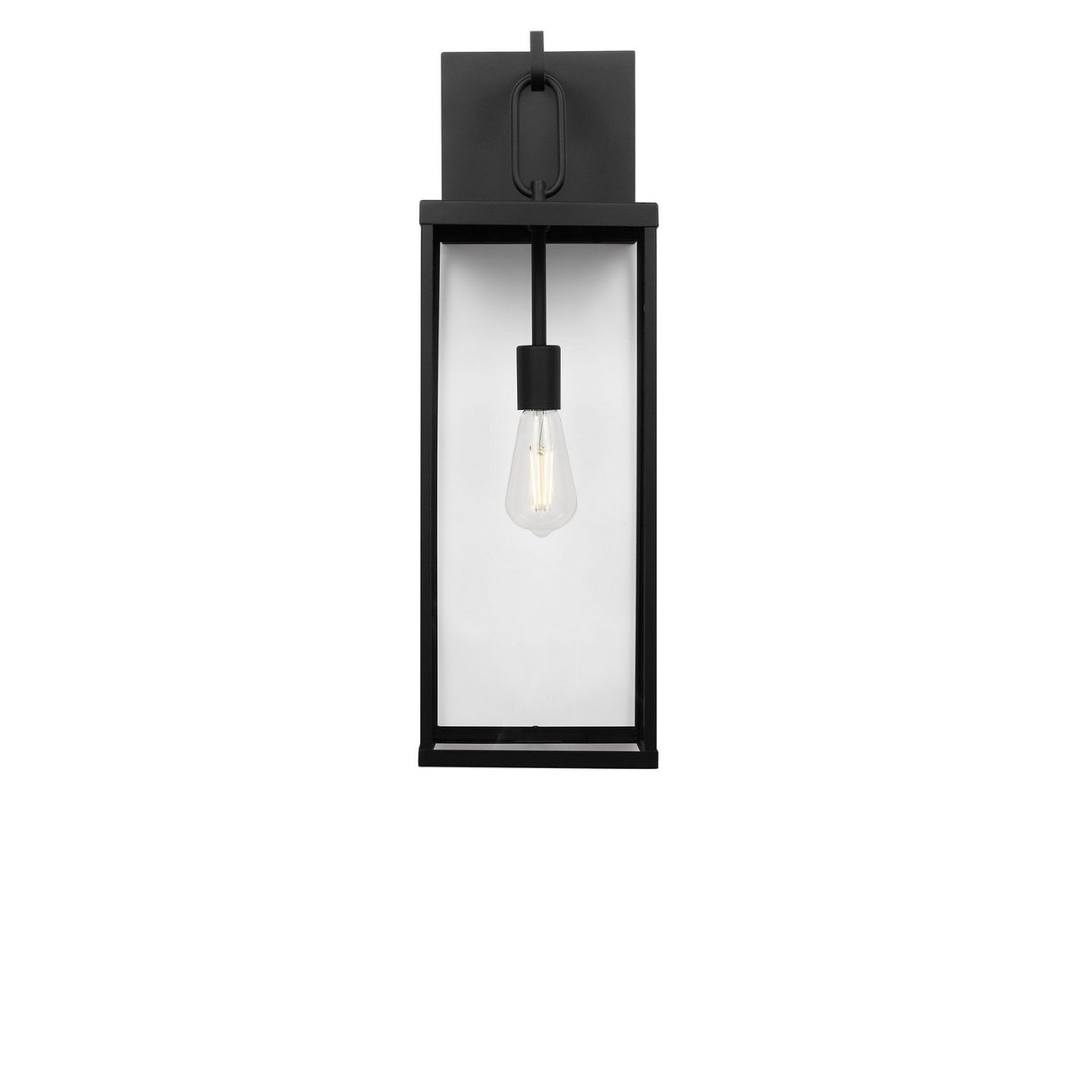 Generation Lighting - GLO1781TXB - One Light Lantern - Rox - Textured Black