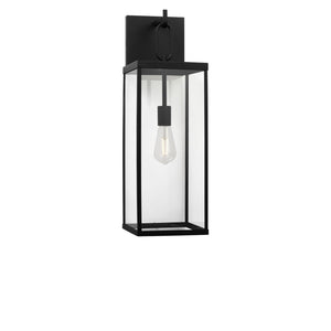 Generation Lighting - GLO1781TXBE - One Light Lantern - Rox - Textured Black
