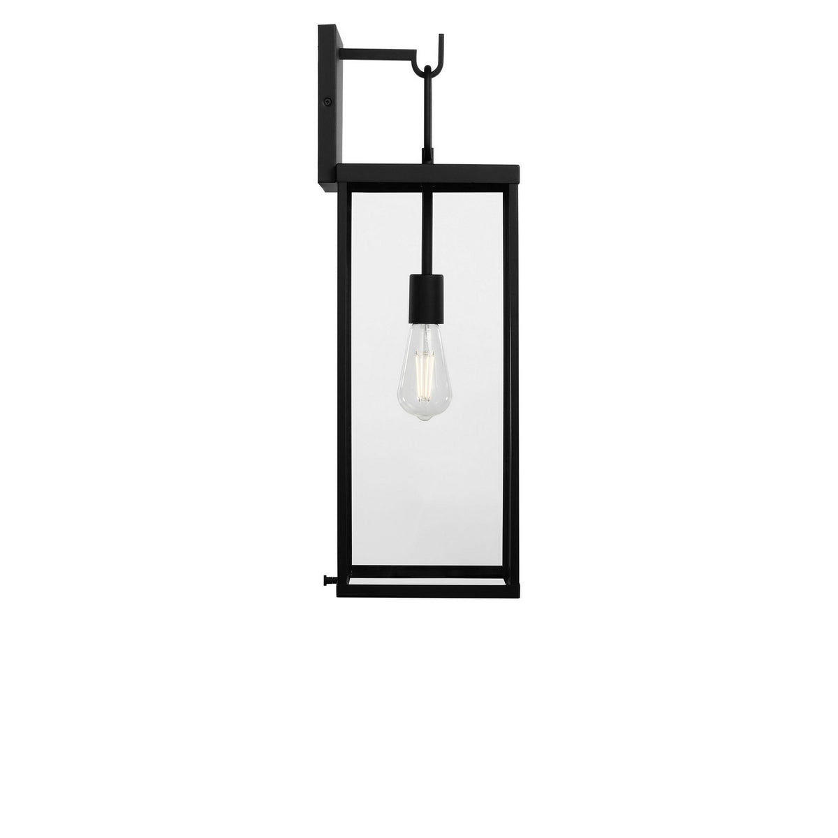 Generation Lighting - GLO1781TXBE - One Light Lantern - Rox - Textured Black