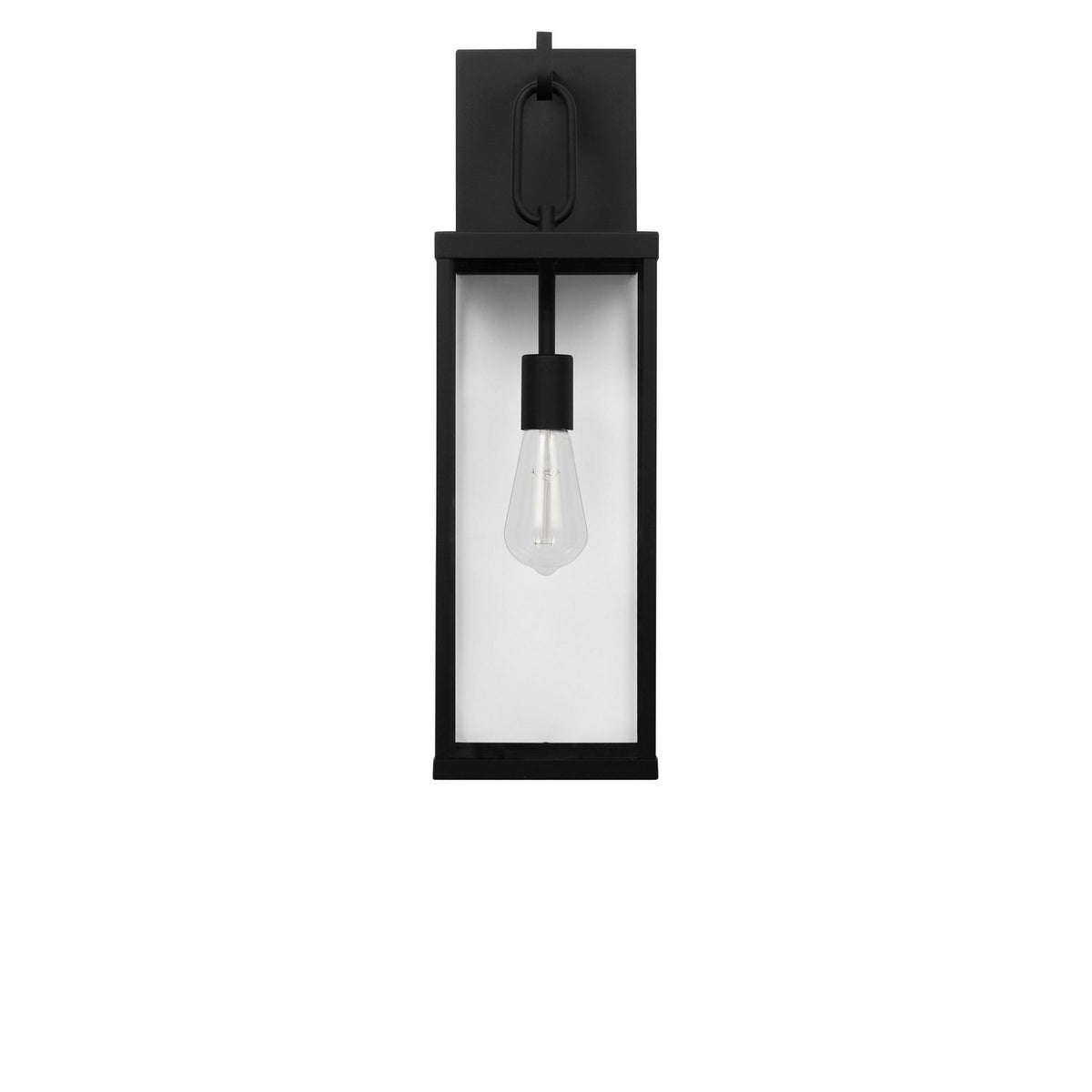 Generation Lighting - GLO1771TXBE - One Light Lantern - Rox - Textured Black