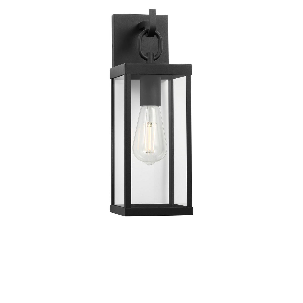 Generation Lighting - GLO1761TXBE - One Light Lantern - Rox - Textured Black