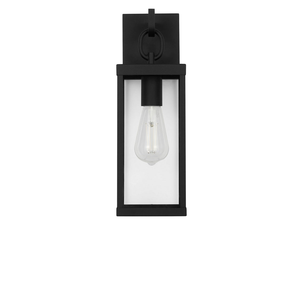 Generation Lighting - GLO1761TXBE - One Light Lantern - Rox - Textured Black