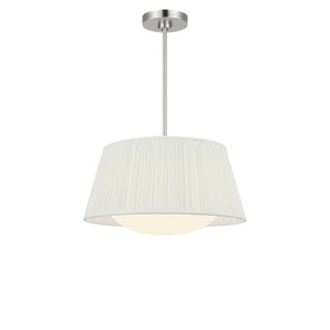 Generation Lighting - GLP1873BN - Three Light Pendant - Vilera - Brushed Nickel