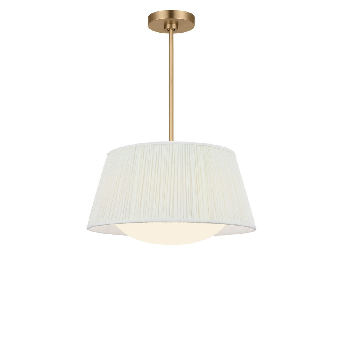 Generation Lighting - GLP1873SB - Three Light Pendant - Vilera - Satin Brass