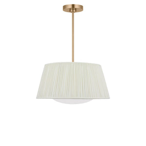 Generation Lighting - GLP1873SBE - Three Light Pendant - Vilera - Satin Brass