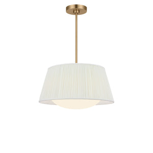 Generation Lighting - GLP1873SBE - Three Light Pendant - Vilera - Satin Brass