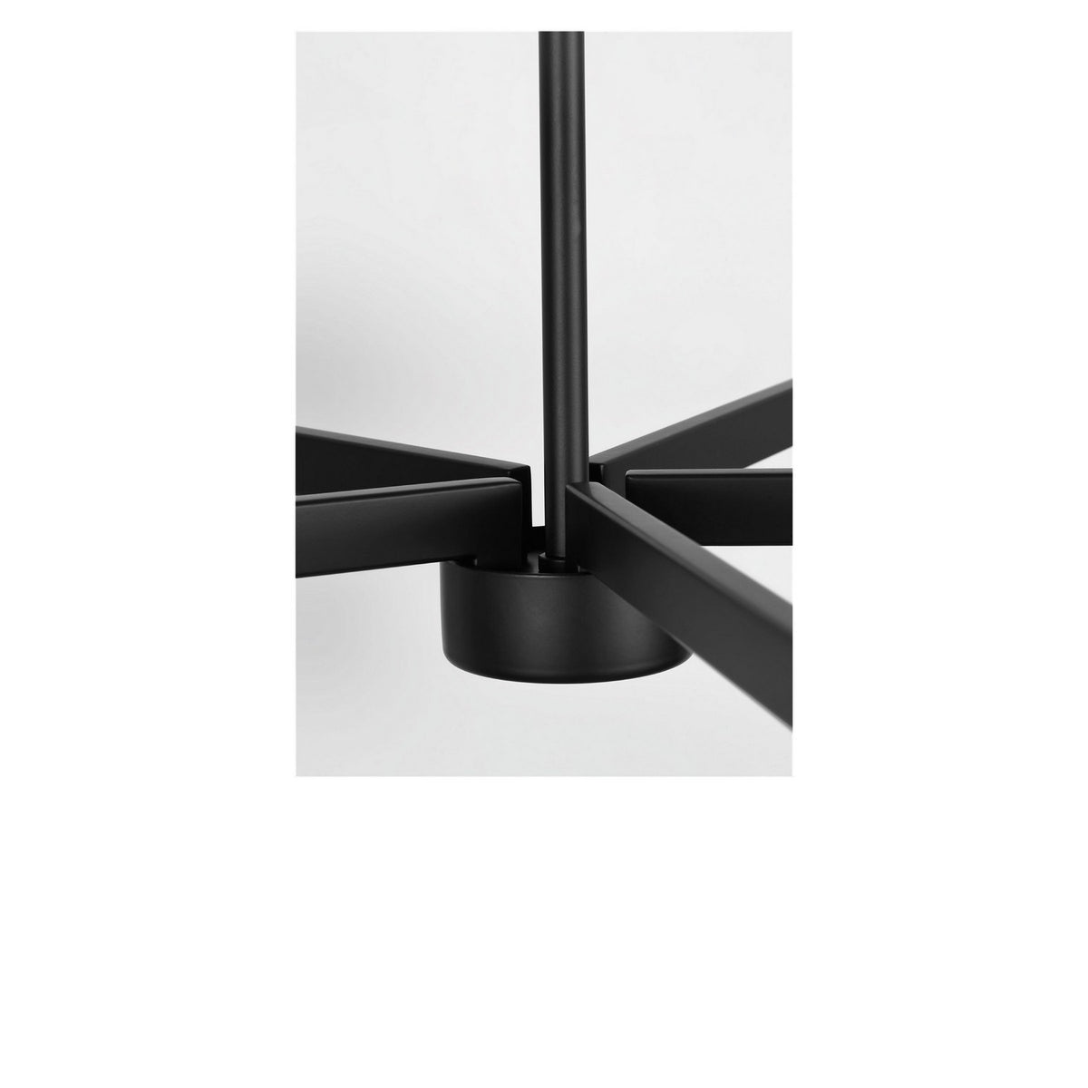 Generation Lighting - GLC2068MBK - Eight Light Chandelier - Zentro - Midnight Black