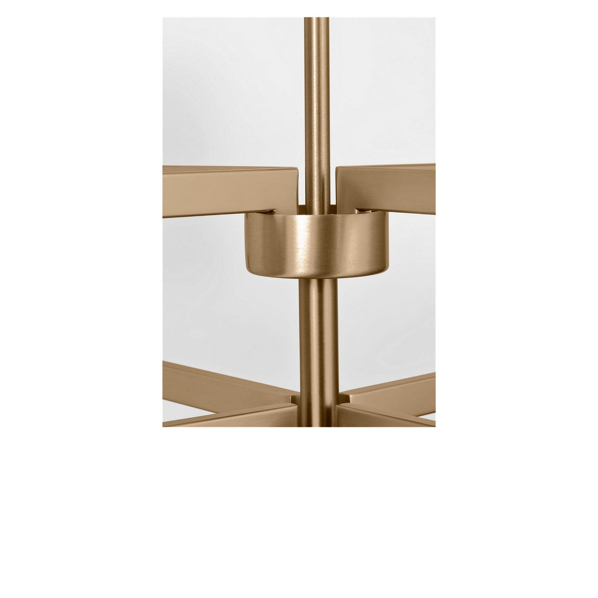 Generation Lighting - GLC2068SB - Eight Light Chandelier - Zentro - Satin Brass