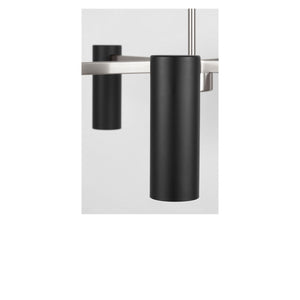 Generation Lighting - GLC2055BN - Five Light Chandelier - Zentro - Brushed Nickel