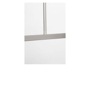 Generation Lighting - GLC2074BNE - Four Light Linear Chandelier - Zentro - Brushed Nickel