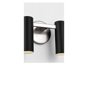 Generation Lighting - GLV2084BNE - Four Light Vanity - Zentro - Brushed Nickel