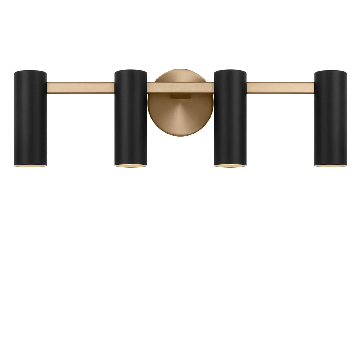 Generation Lighting - GLV2084SB - Four Light Vanity - Zentro - Satin Brass