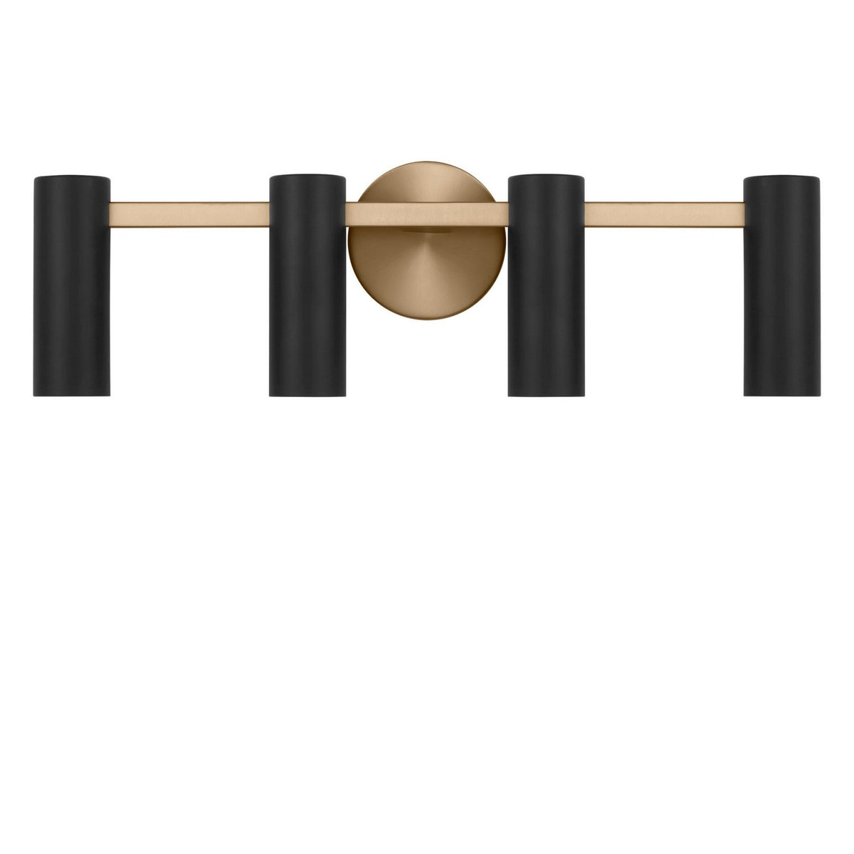 Generation Lighting - GLV2084SBE - Four Light Vanity - Zentro - Satin Brass