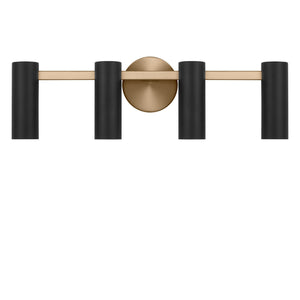 Generation Lighting - GLV2084SBE - Four Light Vanity - Zentro - Satin Brass