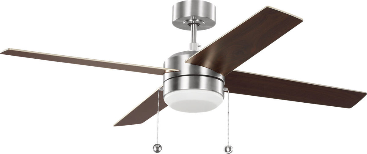 Generation Lighting - 4LNI52BSAWD - 52" Ceiling Fan - Loni - Brushed Steel