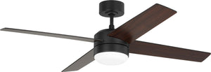 Generation Lighting - 4LNIR52MBKAWD - 52" Ceiling Fan - Loni - Midnight Black