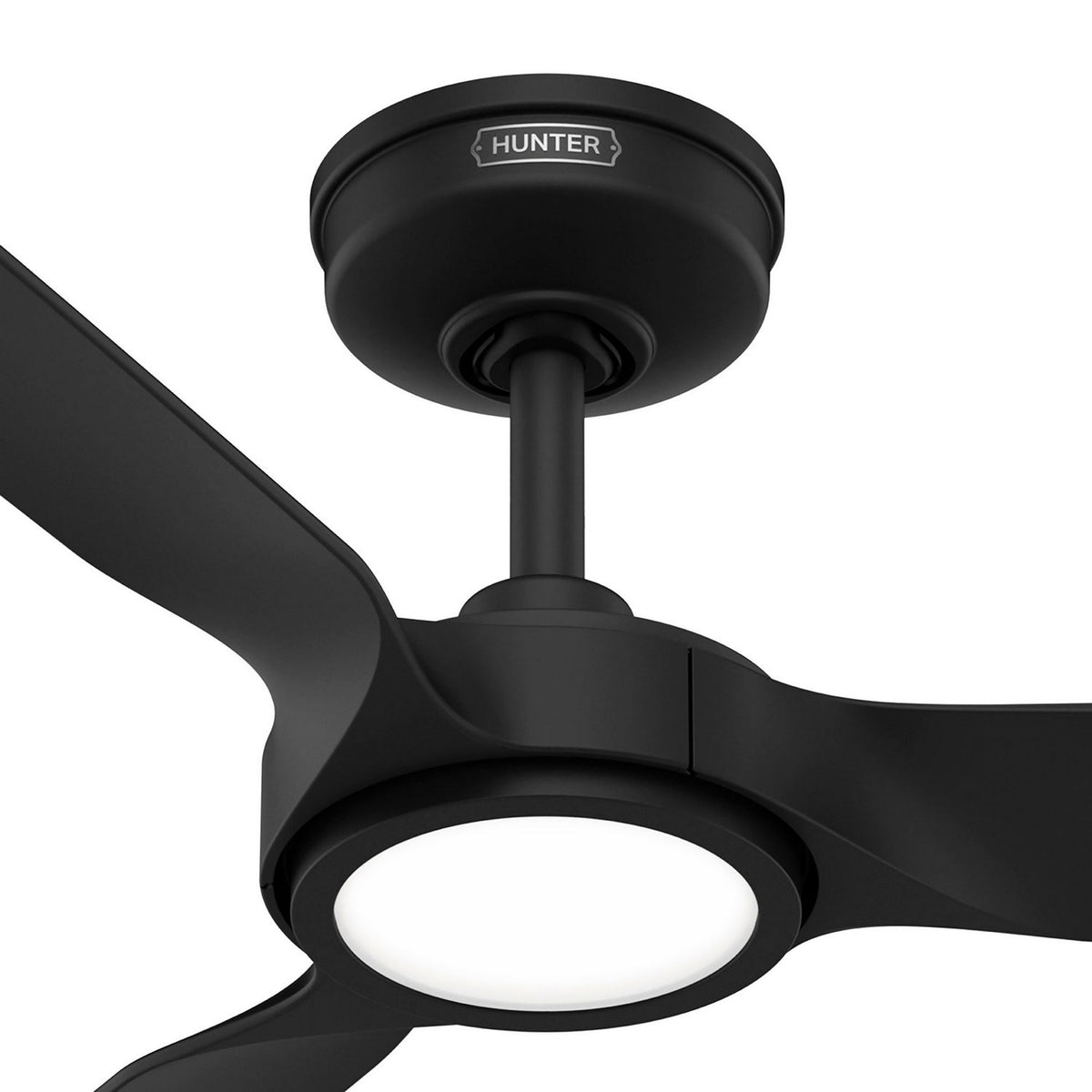 Hunter - 53642 - 44" Ceiling Fan - Zentech - Matte Black