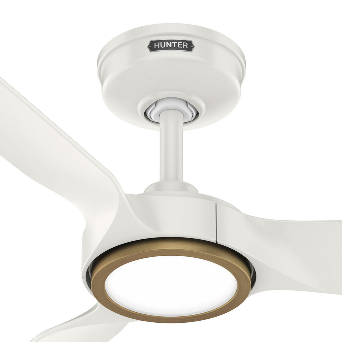 Hunter - 53642 - 44" Ceiling Fan - Zentech - Matte Black