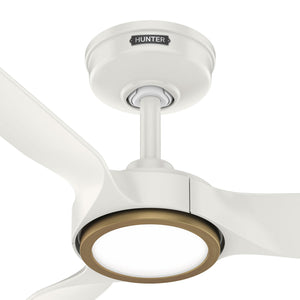Hunter - 53642 - 44" Ceiling Fan - Zentech - Matte Black