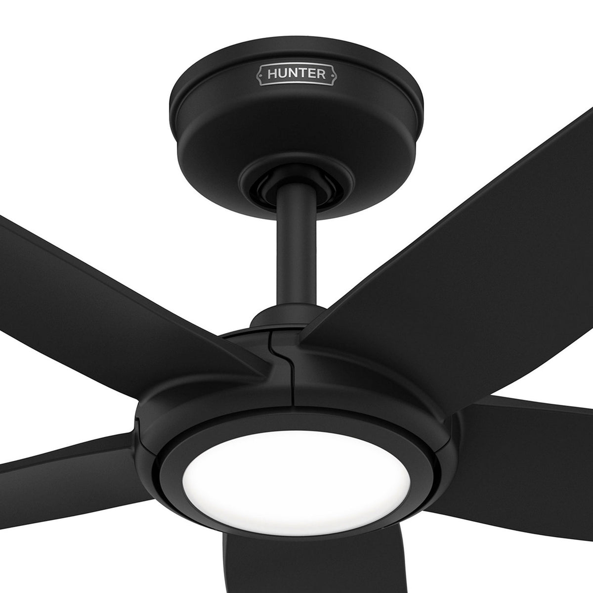 Hunter - 53642 - 44" Ceiling Fan - Zentech - Matte Black