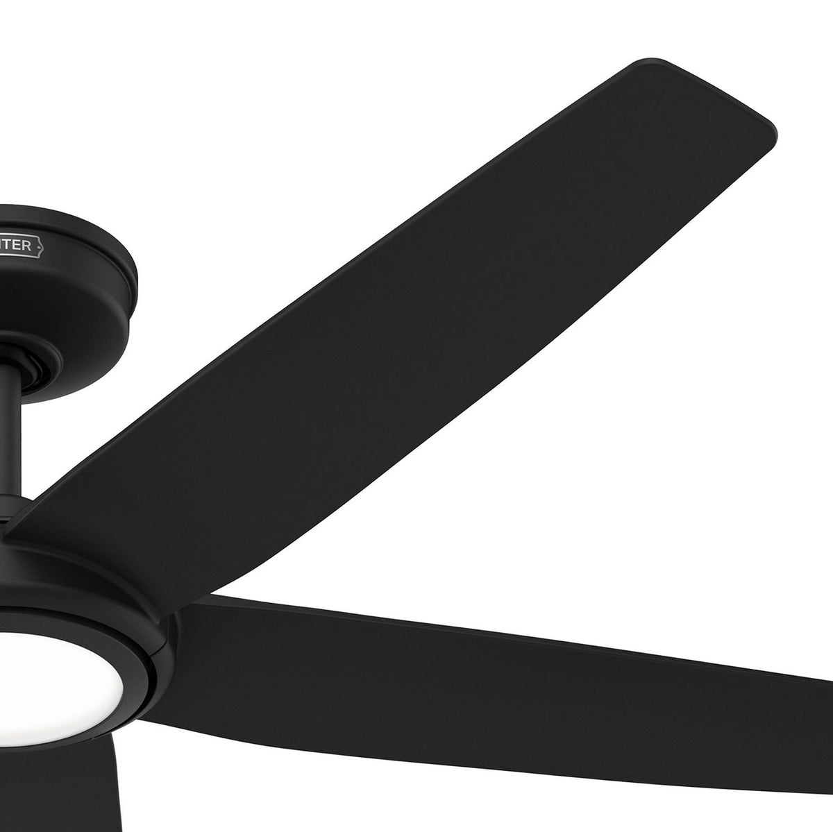Hunter - 53642 - 44" Ceiling Fan - Zentech - Matte Black